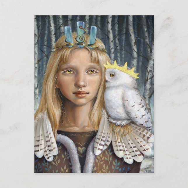 Snowy Owl Postcard (Front)