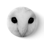 Snowy Owl Round Button