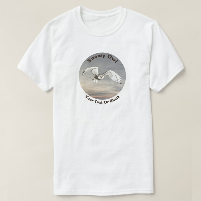 Snowy Owl T-Shirt (Design Front)