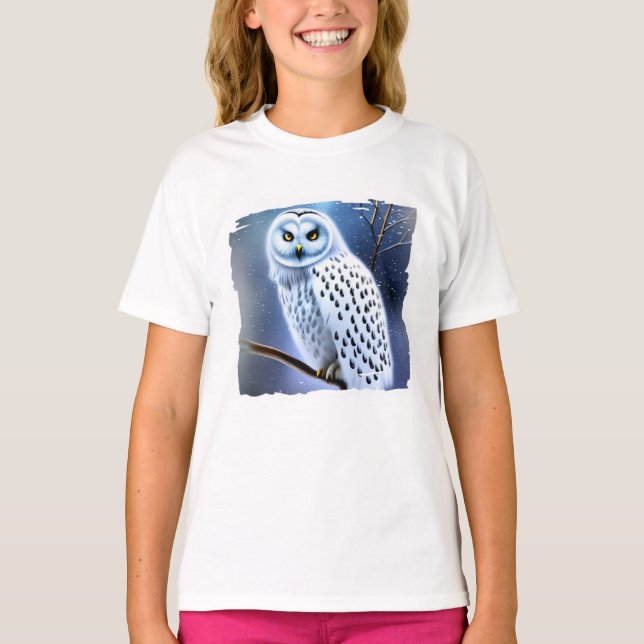 Snowy owl T-Shirt (Front)