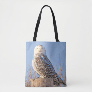 Snowy owl - tote bag