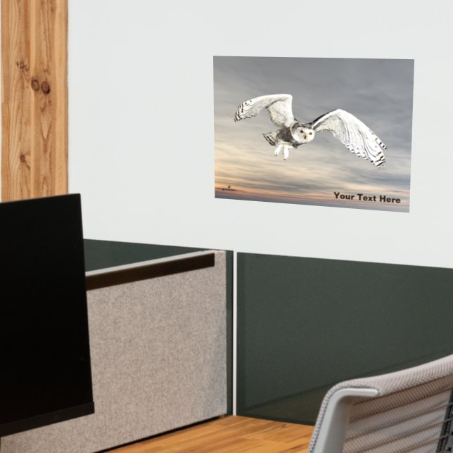 Snowy Owl  Wall Decal (Office 2)
