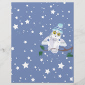 Snowy Owl~winter night (Back)