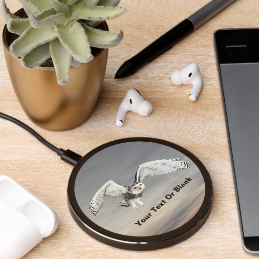Snowy Owl Wireless Charger (Desk 2)