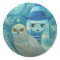 Snowy Owl Witch Sticker