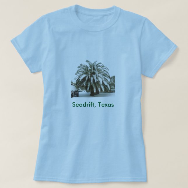 Snowy Palm T-Shirt (Design Front)