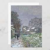 Snowy Path at Argenteuil (Front/Back)