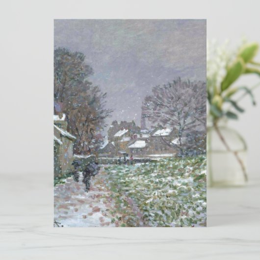 Snowy Path at Argenteuil (Standing Front)