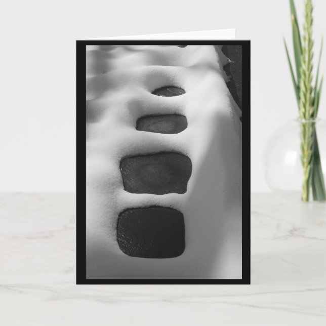 Snowy Pathway (blank) Card (Front)