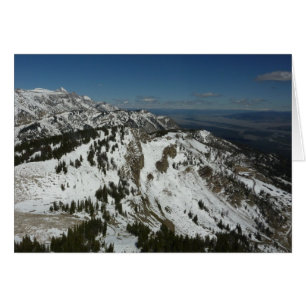Snowy Peaks of Grand Teton Mountains I Photography Cards