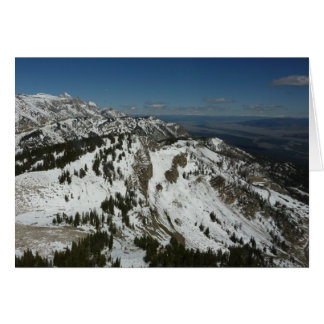 Snowy Peaks of Grand Teton Mountains I Photography Cards