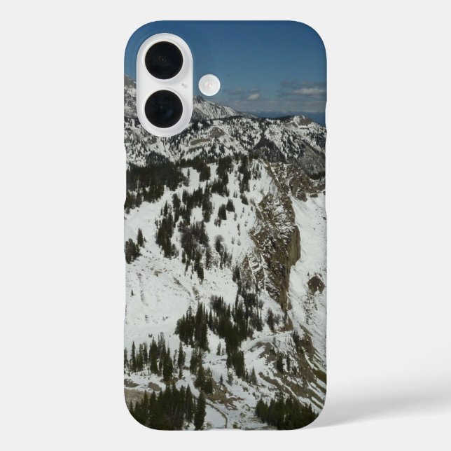 Snowy Peaks of Grand Teton Mountains I Photography Case-Mate iPhone Case (Back)