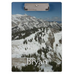 Snowy Peaks of Grand Teton Mountains I Photography Clipboard
