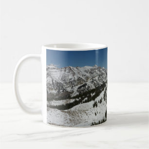 Snowy Peaks of Grand Teton Mountains I Photography Coffee Mug