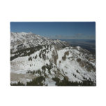 Snowy Peaks of Grand Teton Mountains I Photography Doormat