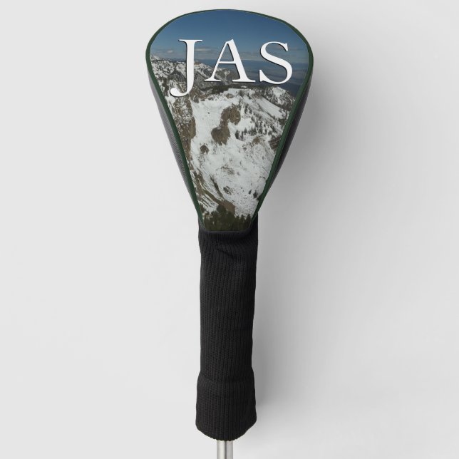 Snowy Peaks of Grand Teton Mountains I Photography Golf Head Cover (Front)
