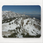 Snowy Peaks of Grand Teton Mountains I Photography Mouse Pad