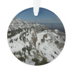 Snowy Peaks of Grand Teton Mountains I Photography Ornament