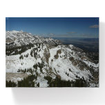 Snowy Peaks of Grand Teton Mountains I Photography Paperweight