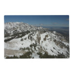 Snowy Peaks of Grand Teton Mountains I Photography Placemat