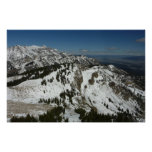 Snowy Peaks of Grand Teton Mountains I Photography Poster