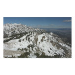 Snowy Peaks of Grand Teton Mountains I Photography Rectangular Sticker