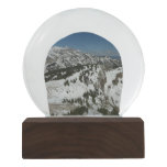 Snowy Peaks of Grand Teton Mountains I Photography Snow Globe