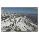 Snowy Peaks of Grand Teton Mountains I Photography Tissue Paper