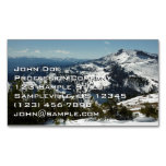 Snowy Peaks of Grand Teton Mountains II Photo Business Card Magnet