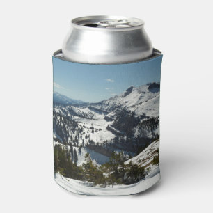 Snowy Peaks of Grand Teton Mountains II Photo Can Cooler