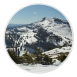 Snowy Peaks of Grand Teton Mountains II Photo Ceramic Knob