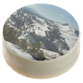 Snowy Peaks of Grand Teton Mountains II Photo Chocolate Covered Oreo (Angled)