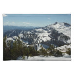 Snowy Peaks of Grand Teton Mountains II Photo Cloth Placemat