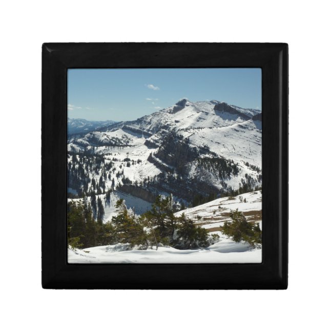 Snowy Peaks of Grand Teton Mountains II Photo Gift Box (Front)