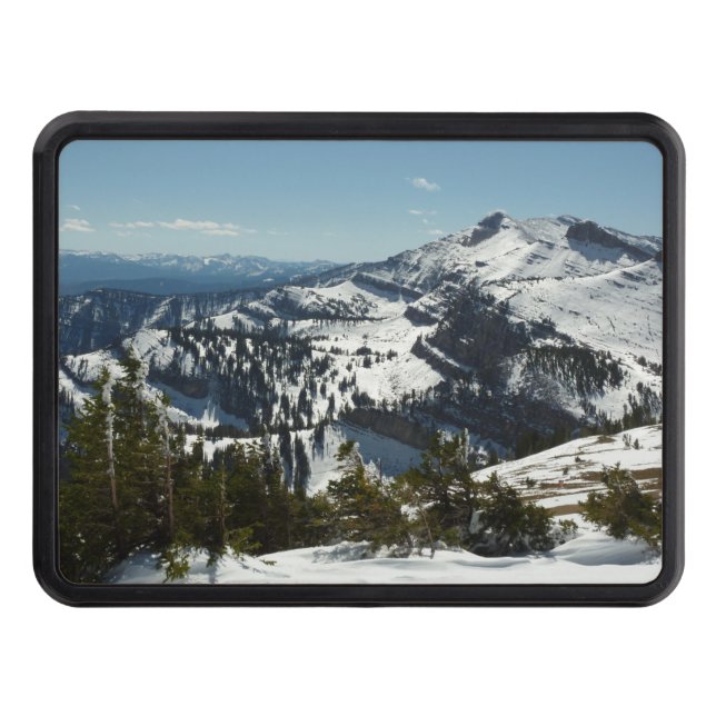 Snowy Peaks of Grand Teton Mountains II Photo Hitch Cover (Front)