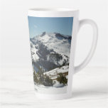 Snowy Peaks of Grand Teton Mountains II Photo Latte Mug