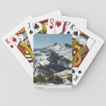 Snowy Peaks of Grand Teton Mountains II Photo Playing Cards