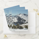 Snowy Peaks of Grand Teton Mountains II Photo Pocket Folder