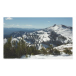 Snowy Peaks of Grand Teton Mountains II Photo Rectangular Sticker