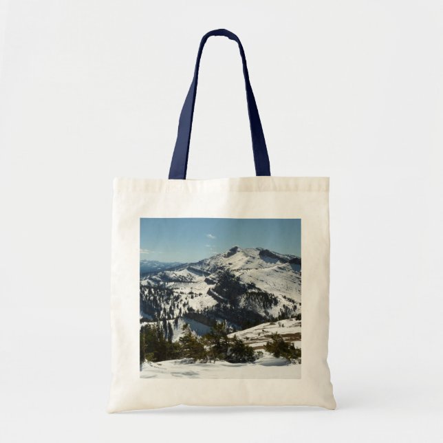 Snowy Peaks of Grand Teton Mountains II Photo Tote Bag (Front)