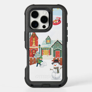 Snowy Penguin Christmas iPhone 16 Pro Case