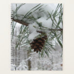 Snowy Pine Branch Winter Nature Photography Planner