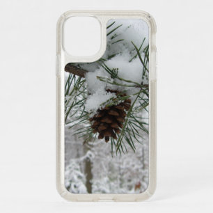 Snowy Pine Branch Winter Nature Photography Speck iPhone 11 Case