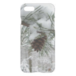 Snowy Pine Branch Winter Nature Photography iPhone SE/8/7 Case