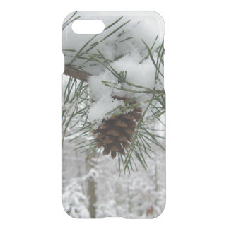 Snowy Pine Branch Winter Nature Photography iPhone SE/8/7 Case