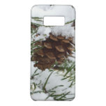 Snowy Pine Cone I Winter Nature Photography Case-Mate Samsung Galaxy S8 Case