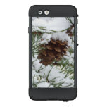 Snowy Pine Cone I Winter Nature Photography LifeProof NÜÜD iPhone 6 Case