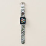 Snowy Pine Cone II Winter Nature Photography Apple Watch Band