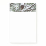 Snowy Pine Cone II Winter Nature Photography Post-it Notes