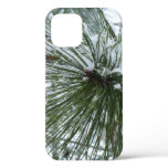 Snowy Pine Needles Winter Nature Photography iPhone 12 Case